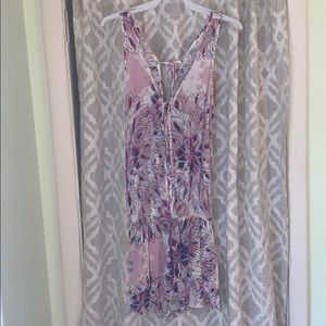 Surf Gypsy beach swim cover up romper new